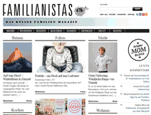 Tablet Screenshot of familianistas.ch